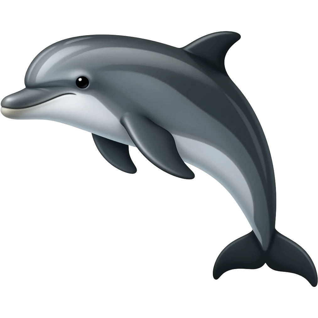 yelllow black dolphin circle wave soccerball emoji