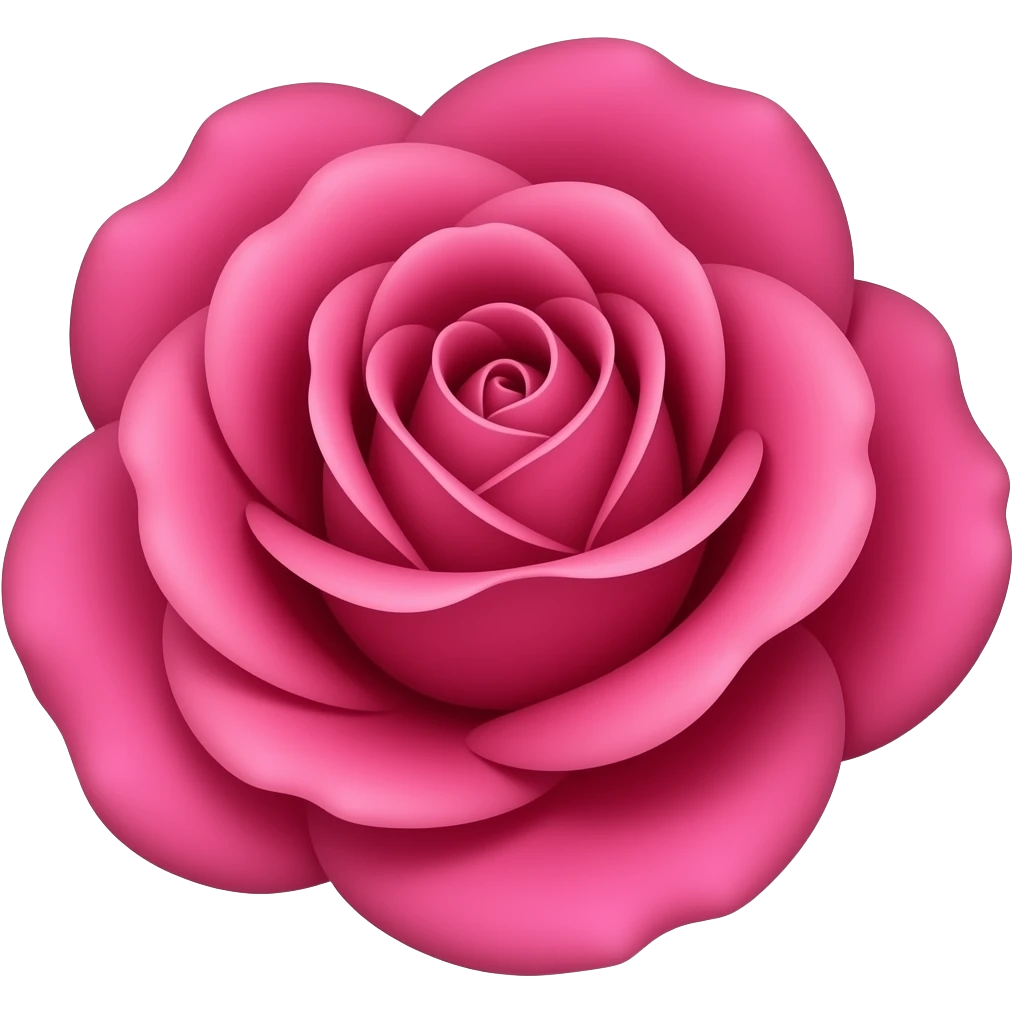 roccoco rose with ruby petals emoji