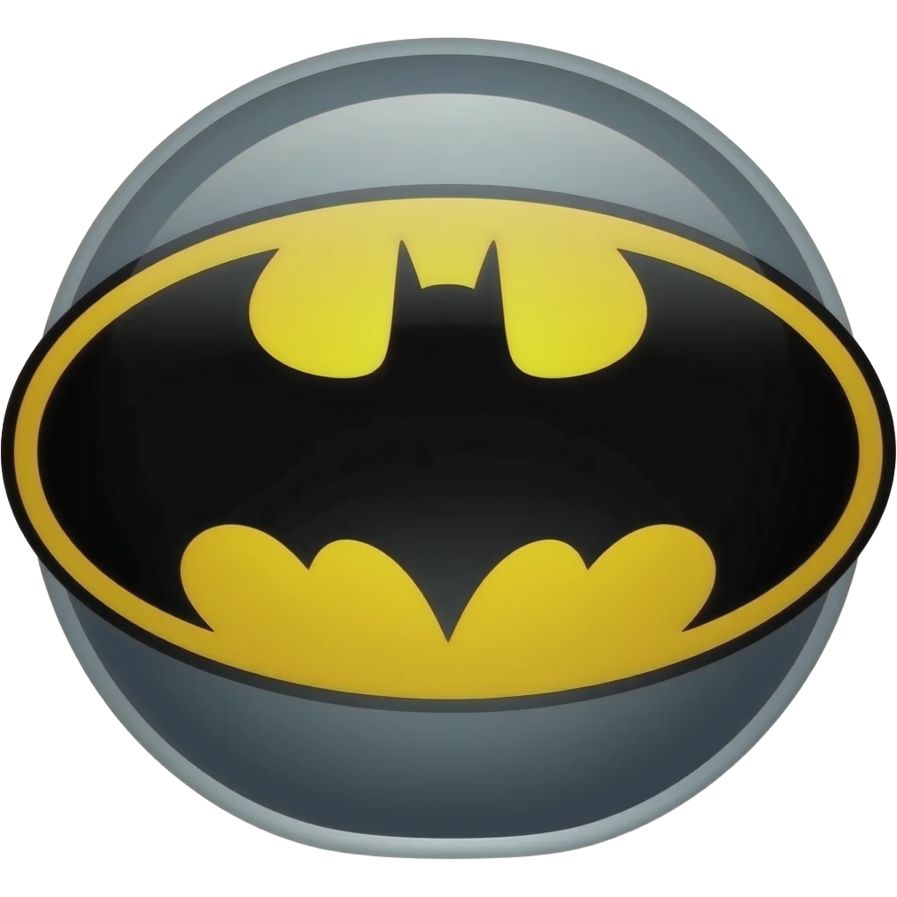 The movie Batman 2005 years logo emoji