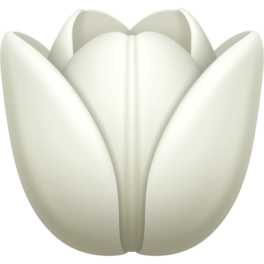 White tulip emoji
