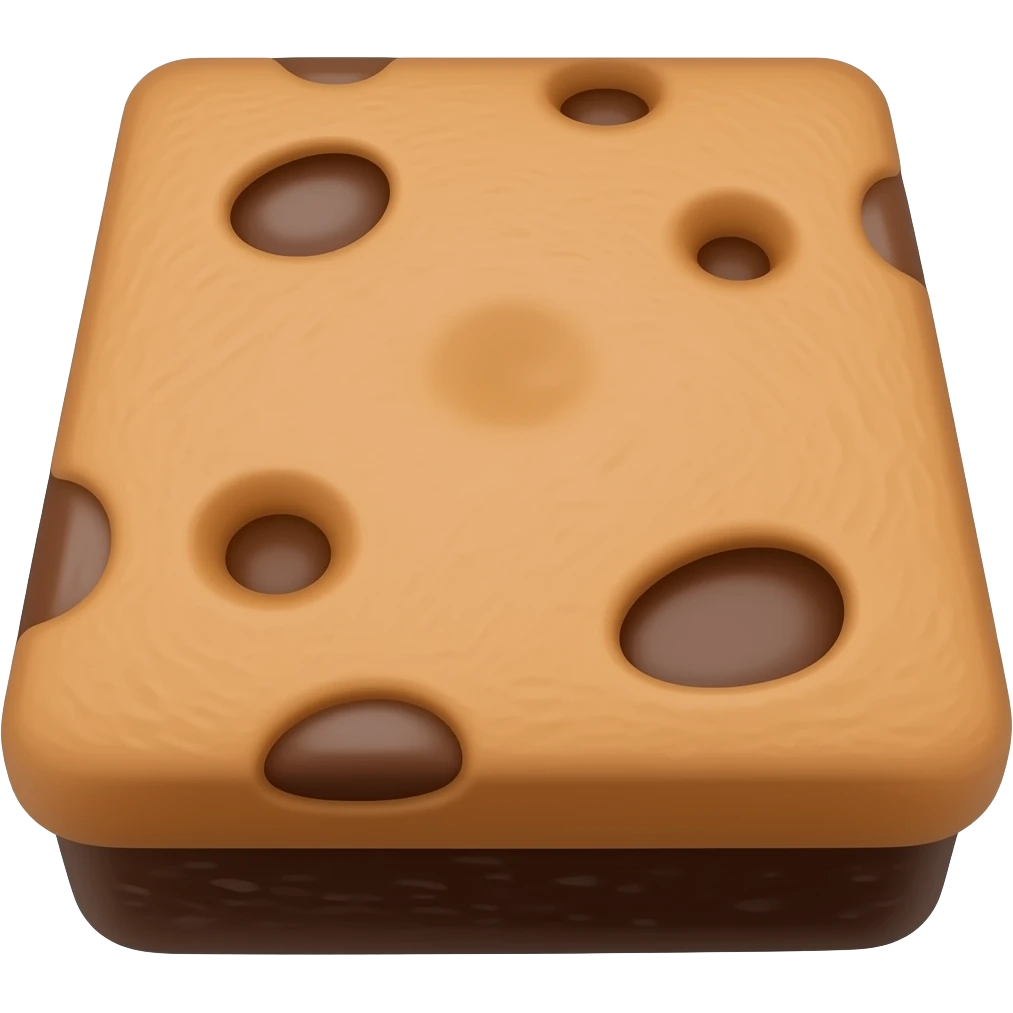 Brownie emoji