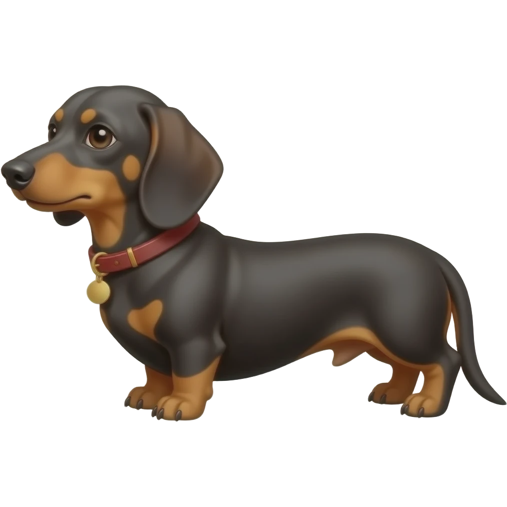 Perro salchicha emoji
