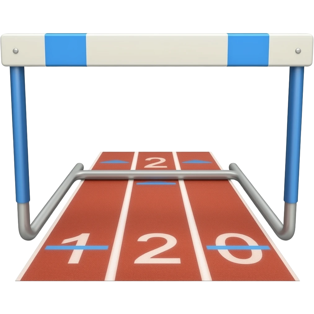 hurdle emoji