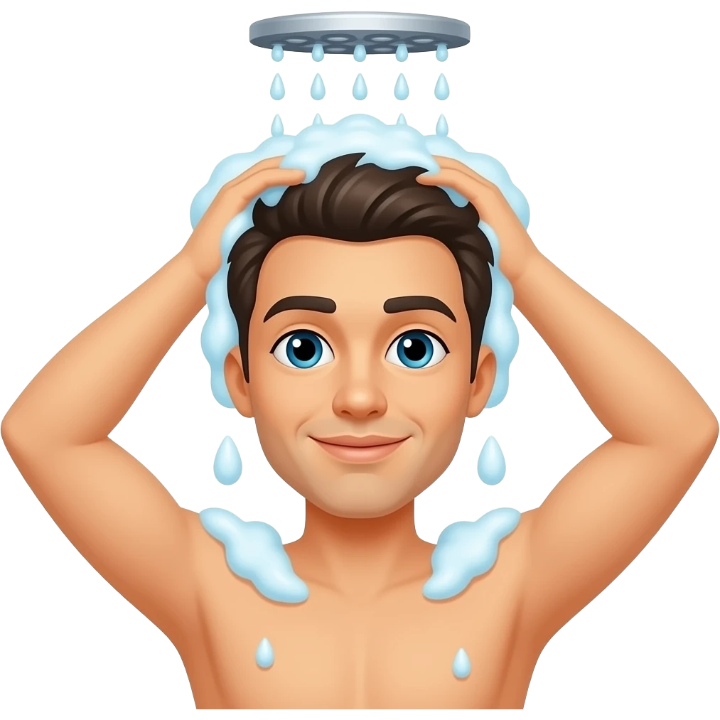 take a shower emoji