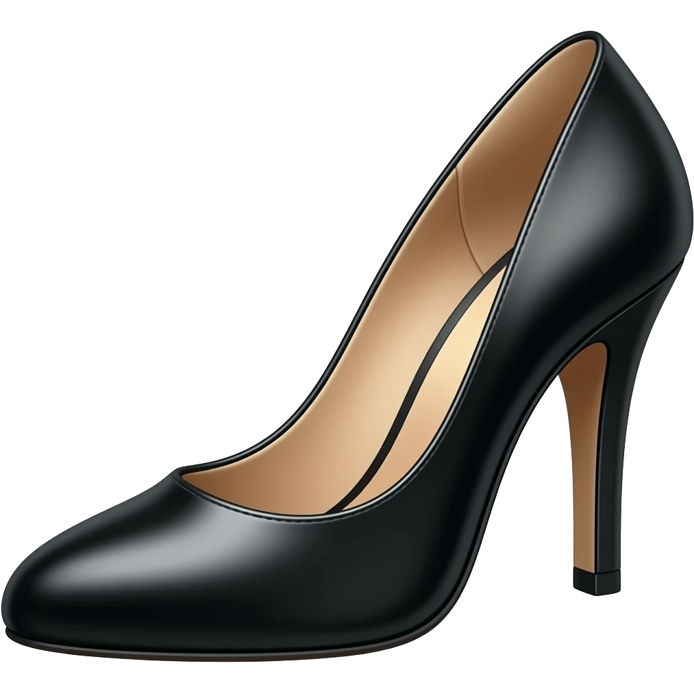 High heels black emoji