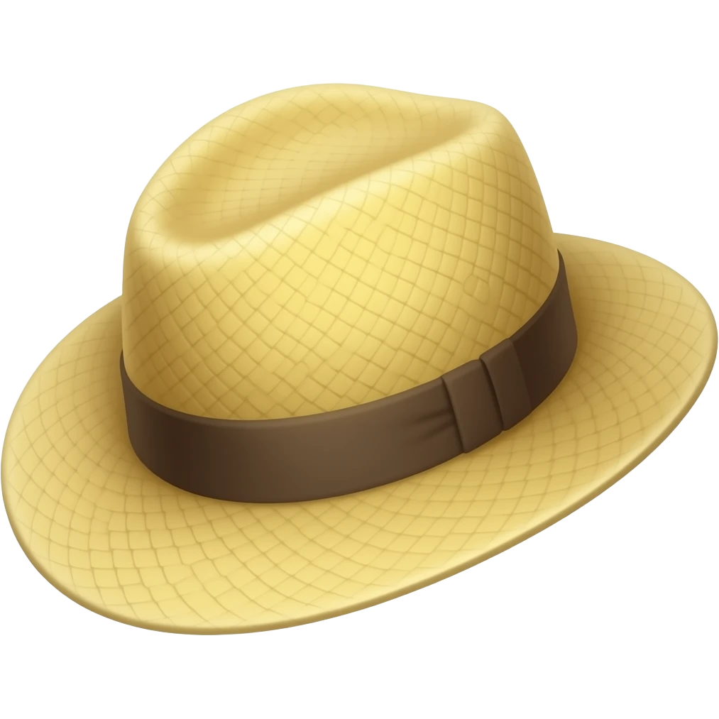 Make a  straw hat emoji