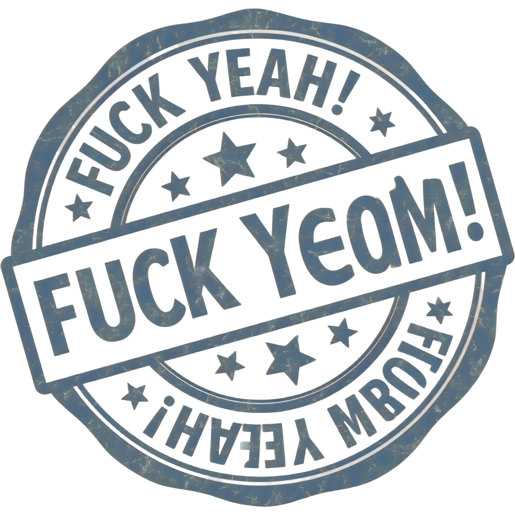 Fuck Yeah! Go Team! Ink Stamp emoji