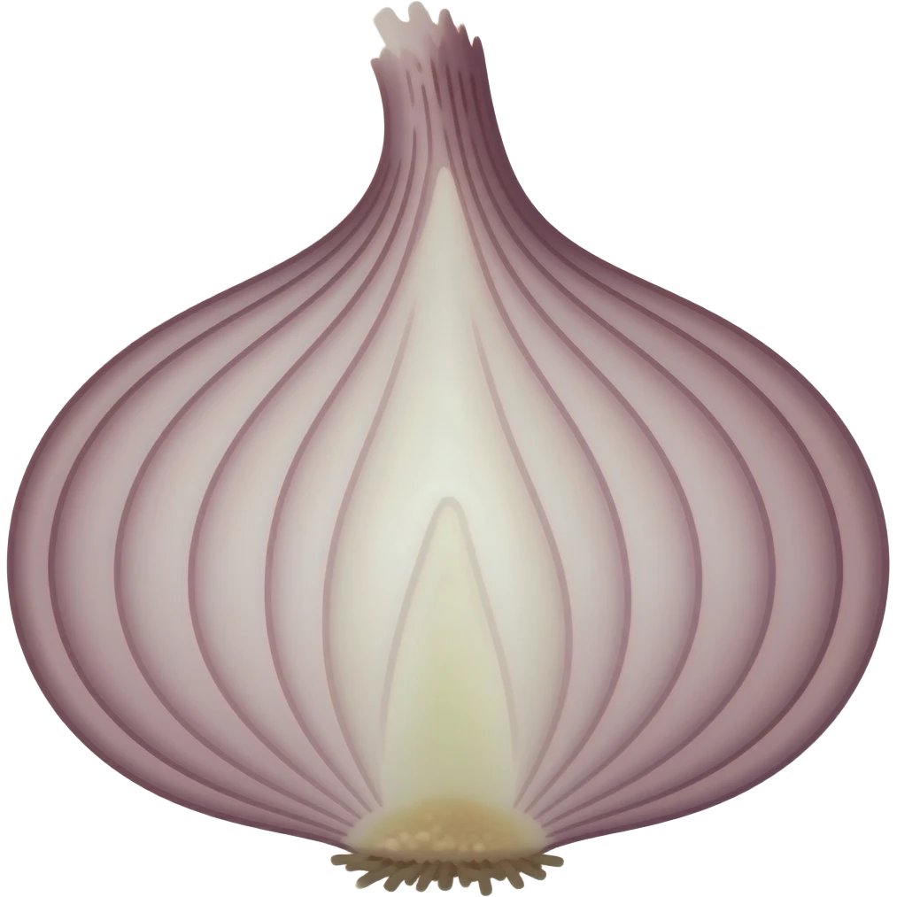 thin shallot emoji