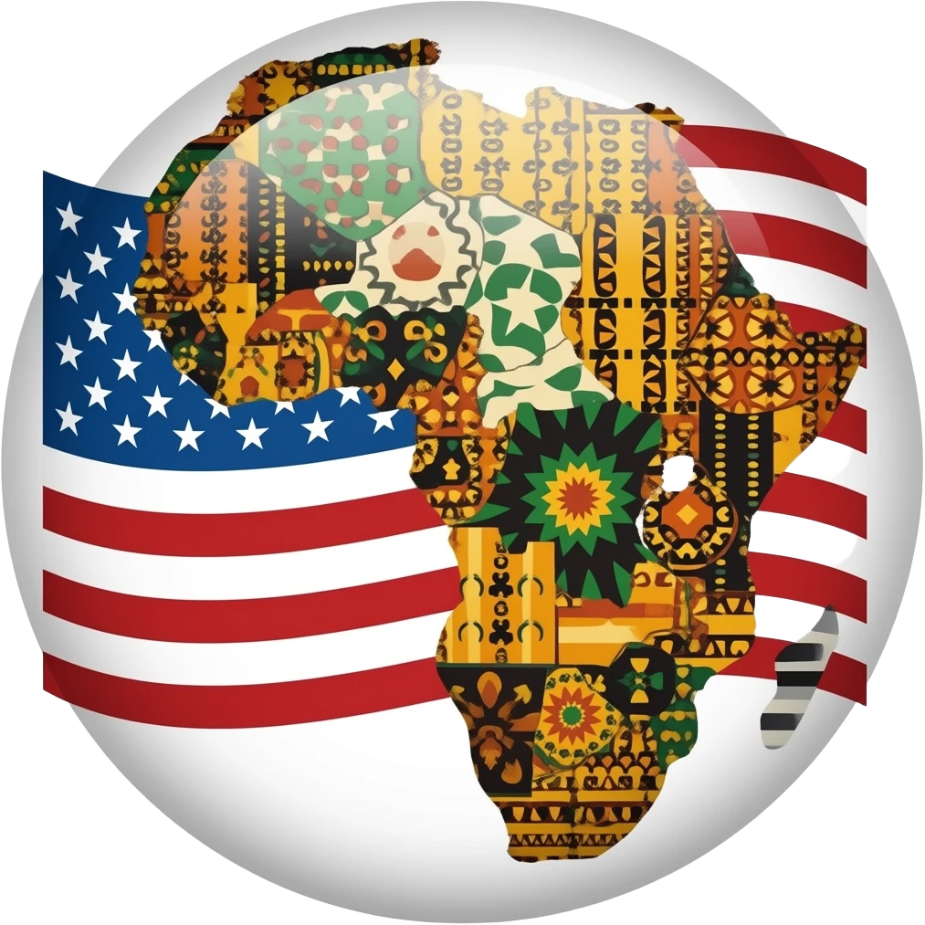 Afro American flag emoji