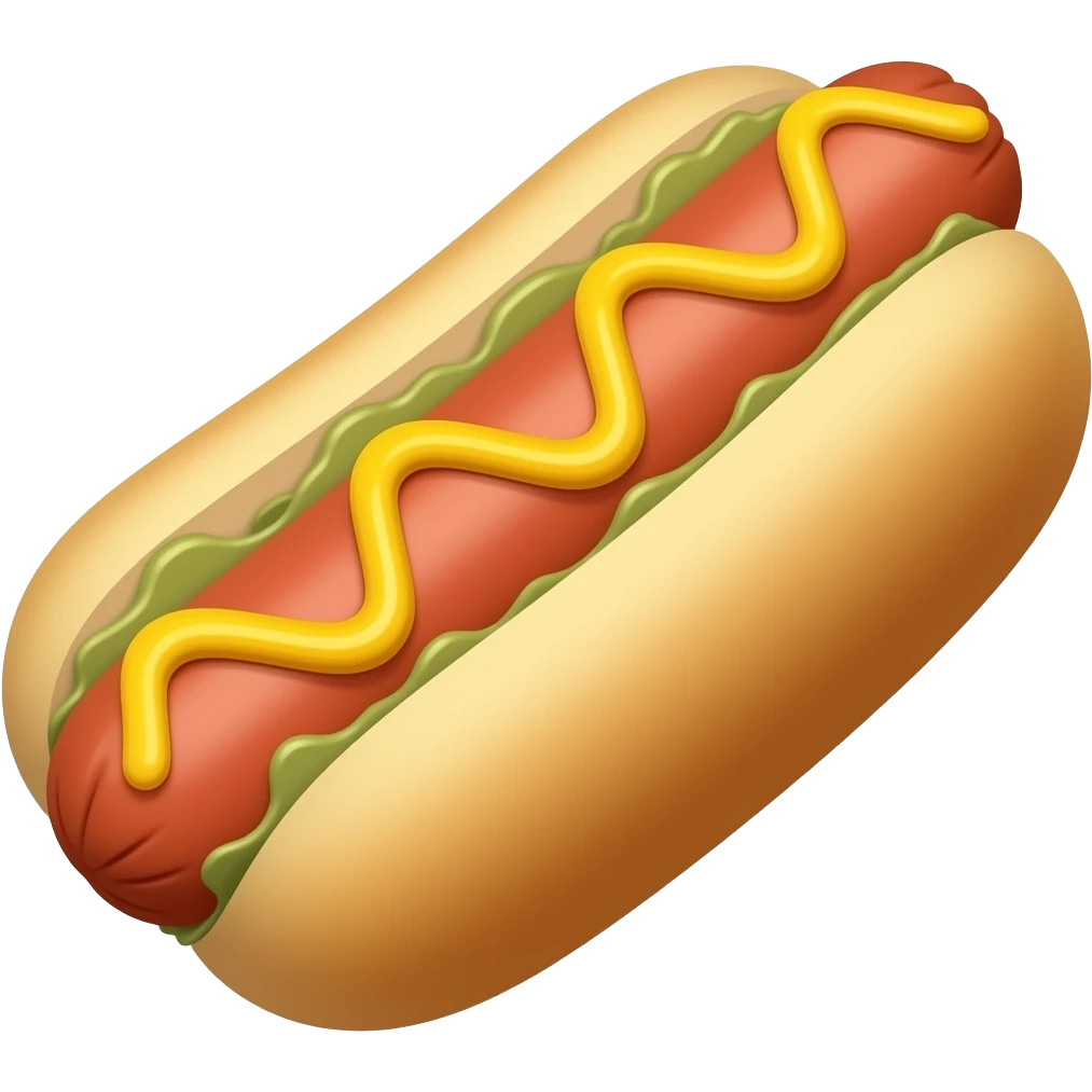 hot dog emoji
