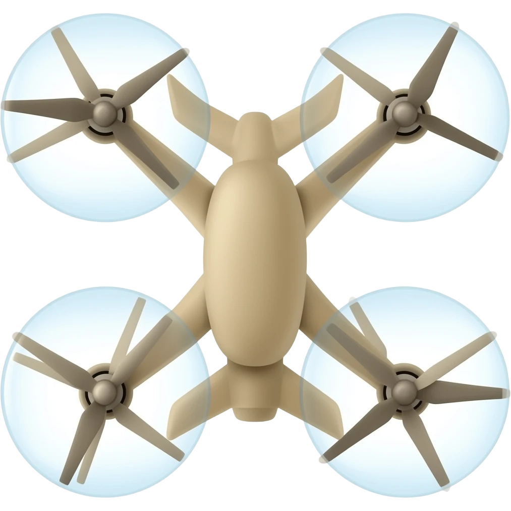 millitary drone desert colored emoji