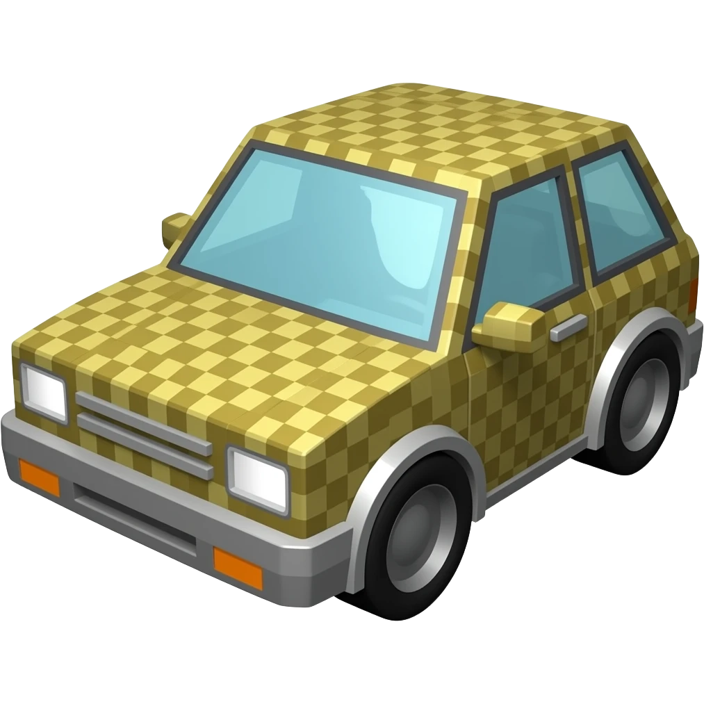 Minecraft car emoji