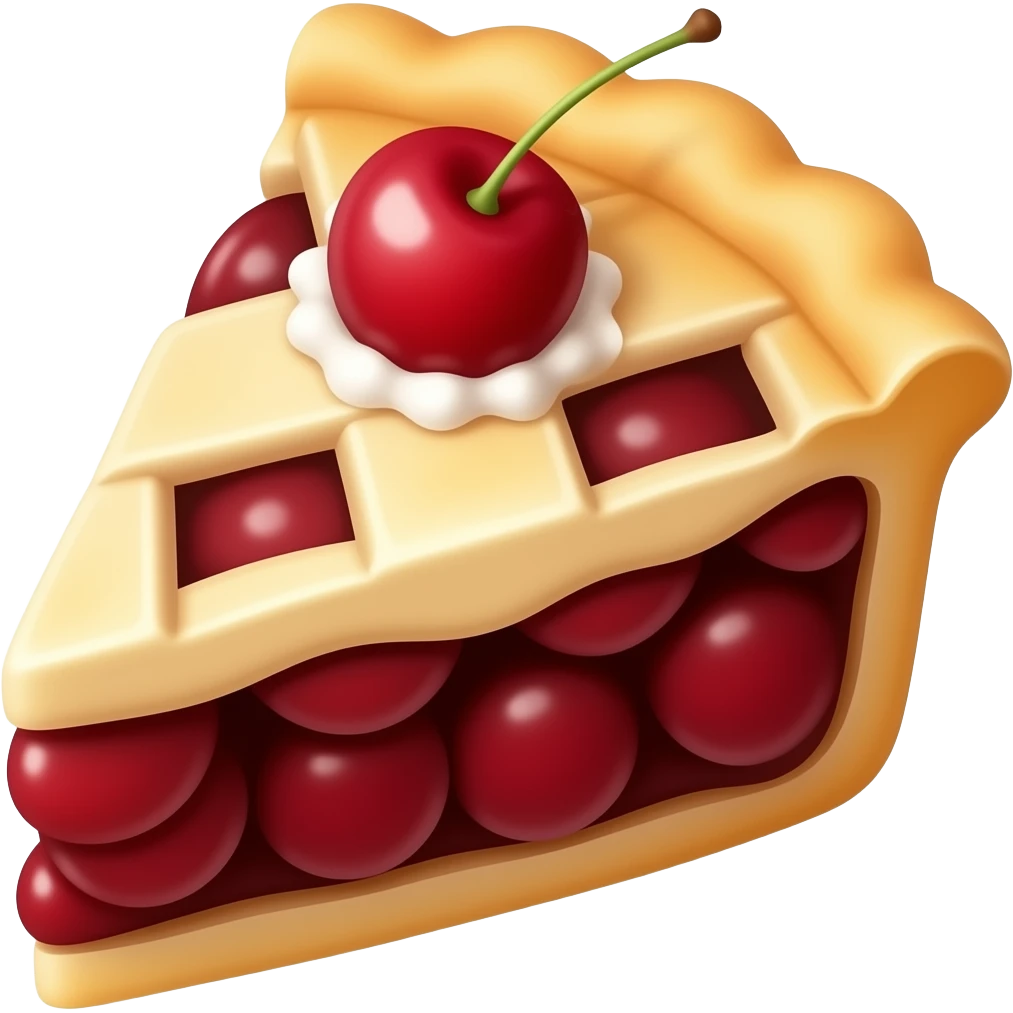 whole cherry pie emoji