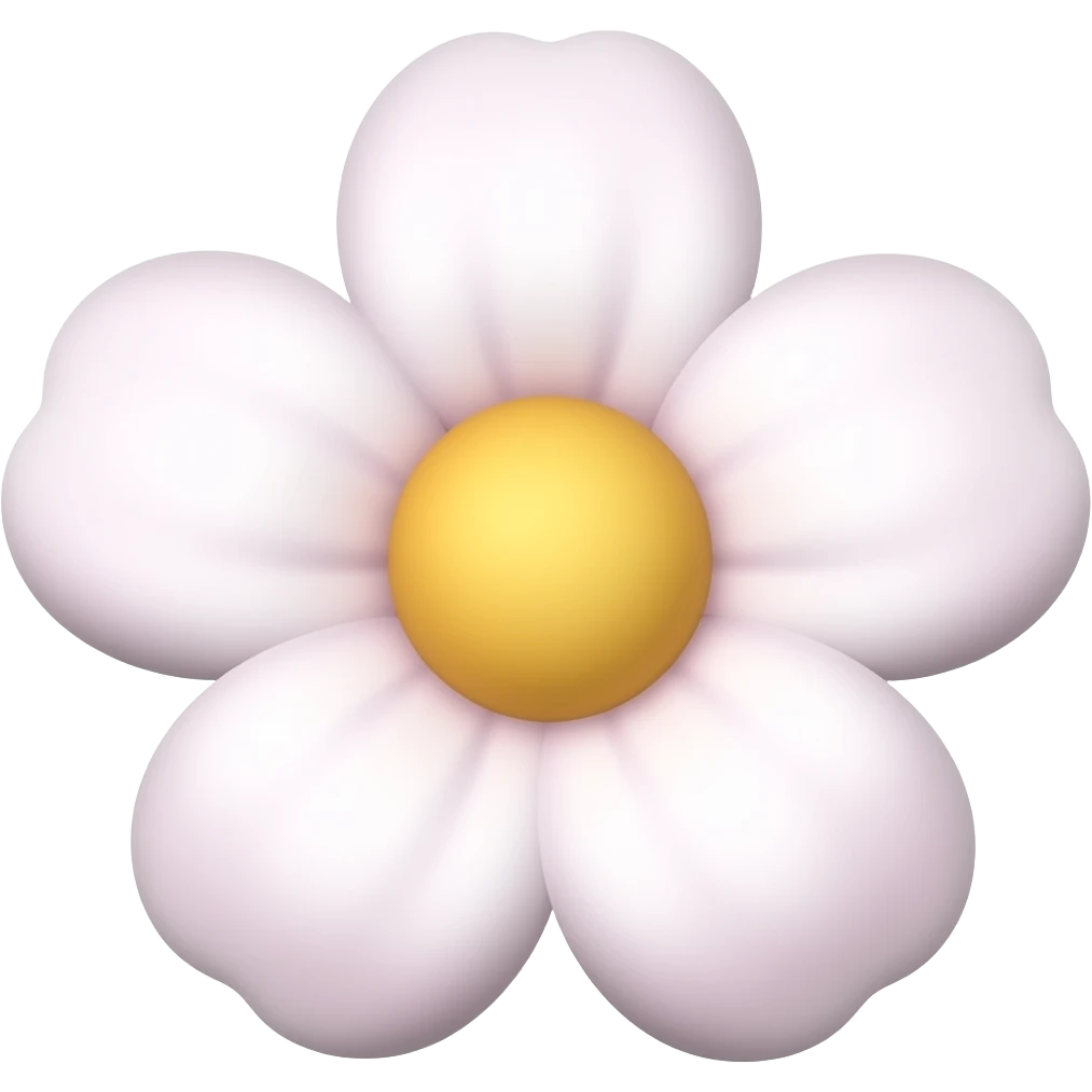 A cute beautiful flower in adorable Pixar-style 3D animation. professional studio quality, 8k resolution. emoji