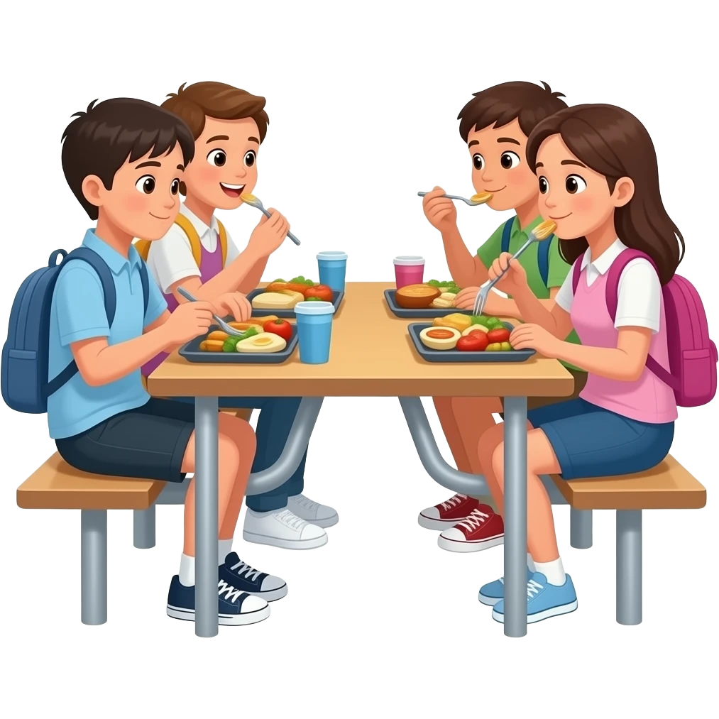 school lunch emoji