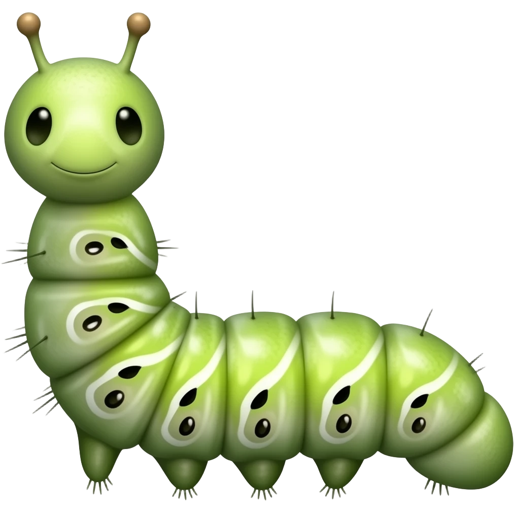 Caterpillar (real life) emoji