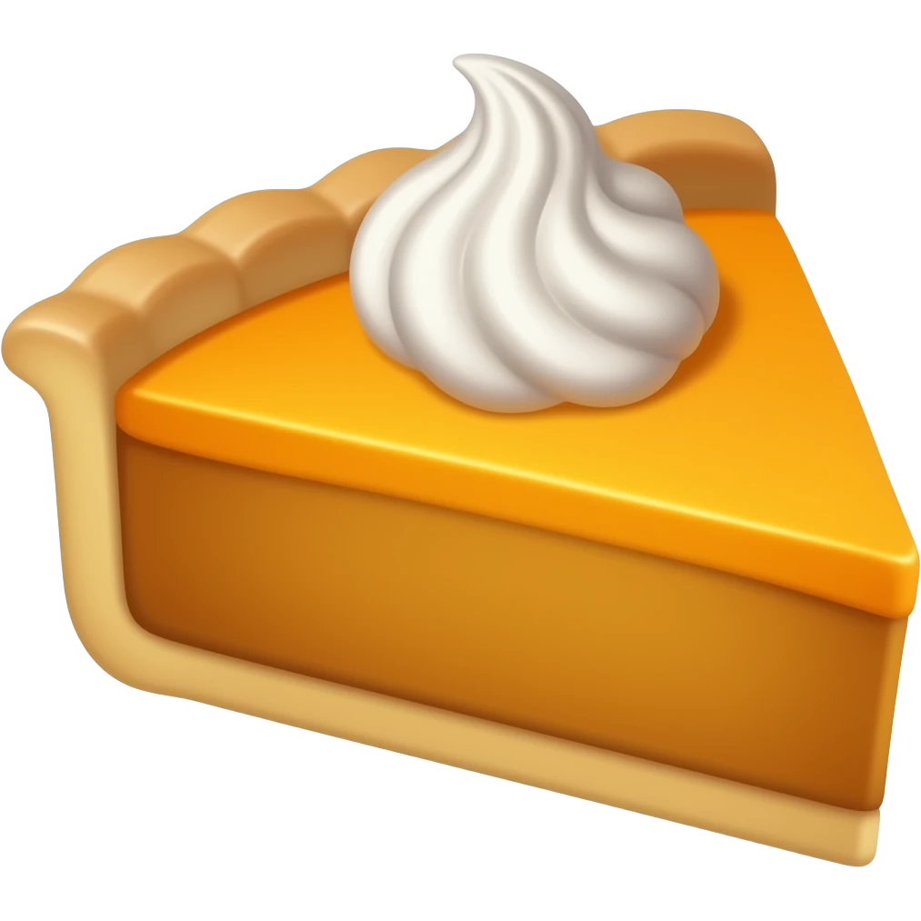 pumpkin pie slice emoji
