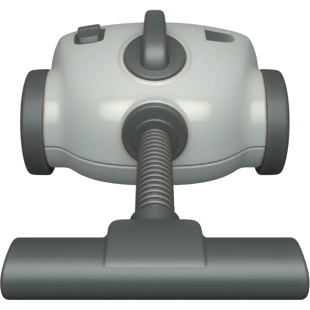 Vacuum cleaner's top view. emoji