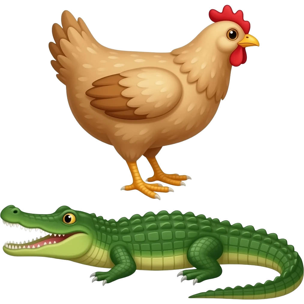 🐔🐊 emoji