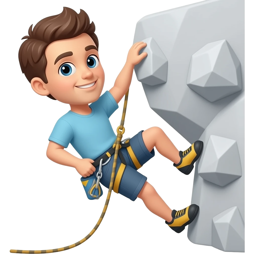 rock climbing emoji