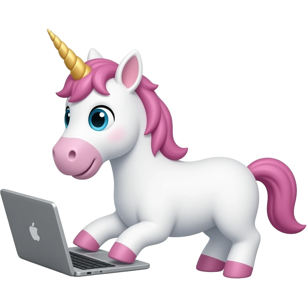 chat unicorn emoji
