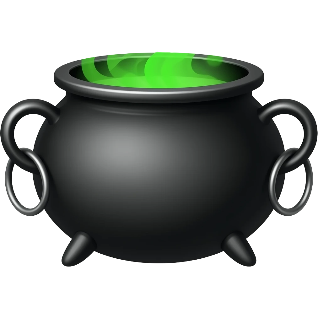 witches cauldron emoji