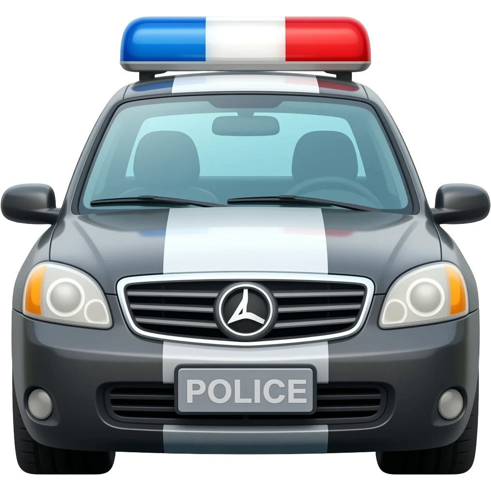 police car emoji
