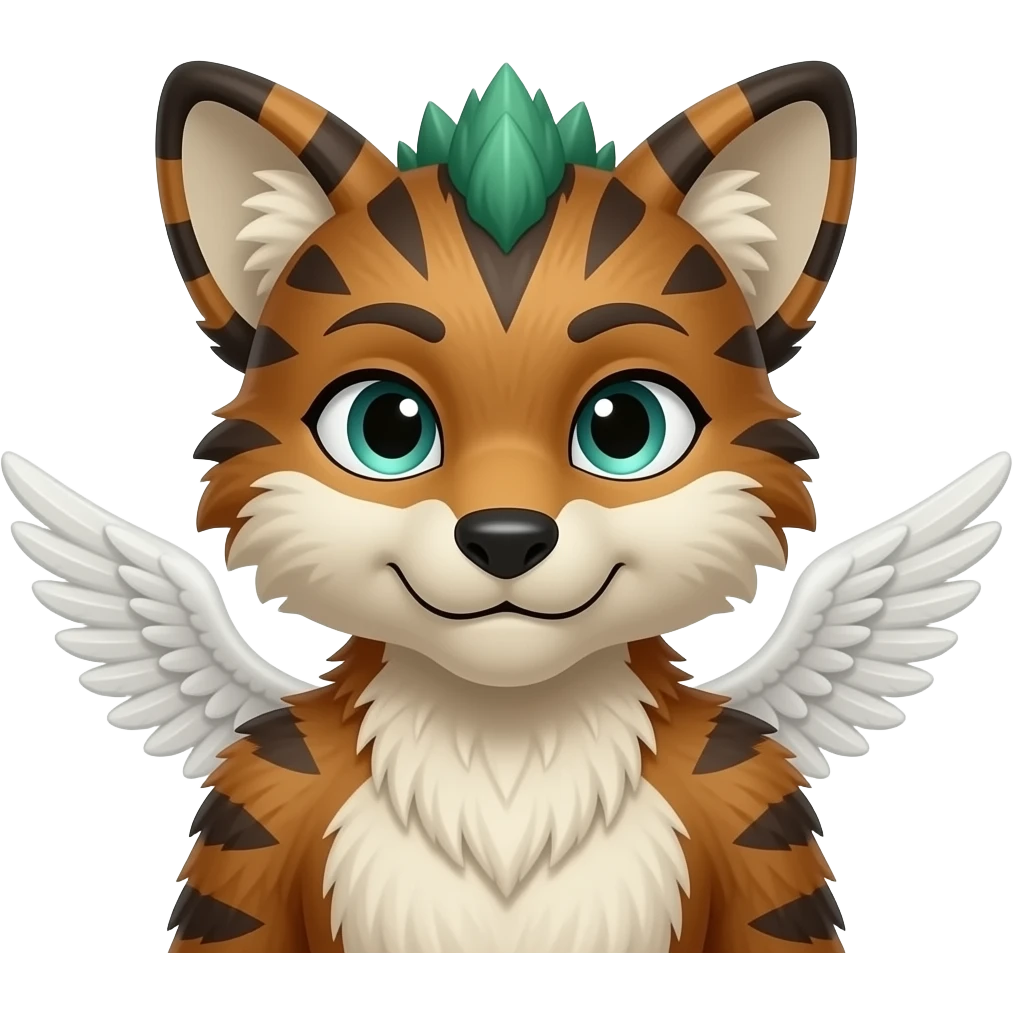 Vernid-Protogen-Dutch-Angel-Dragon-Sergal-Wickerbeast-hybrid-fusion Fursuit emoji