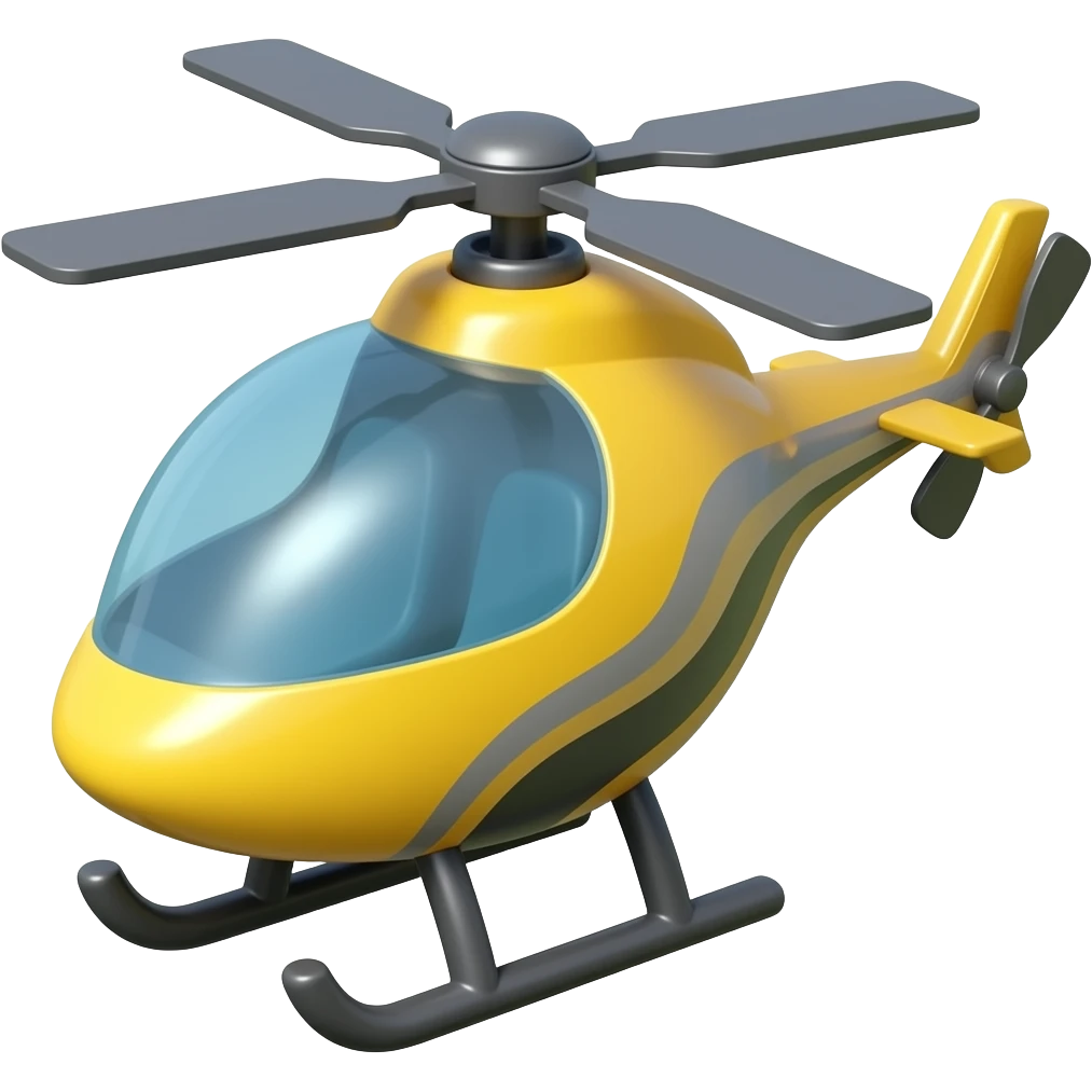 toy helicopter emoji