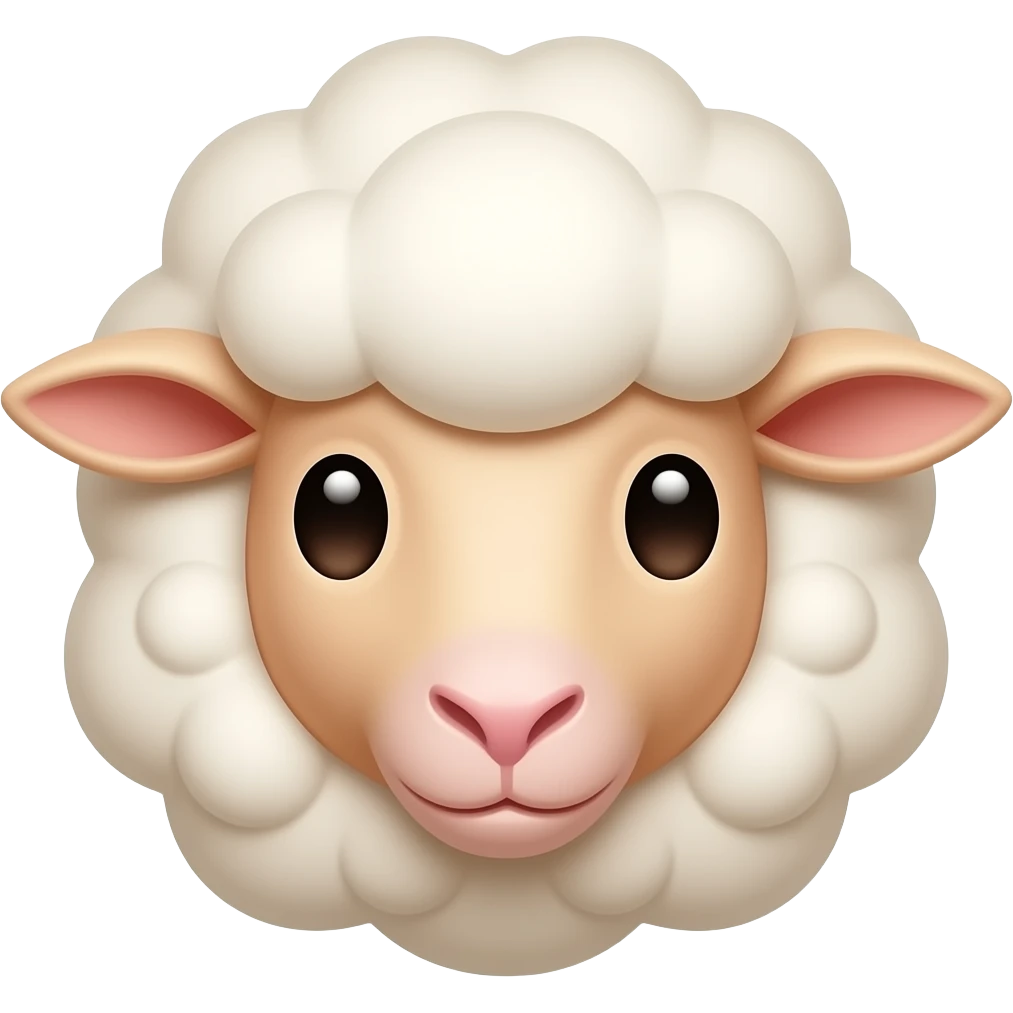 sheep face emoji