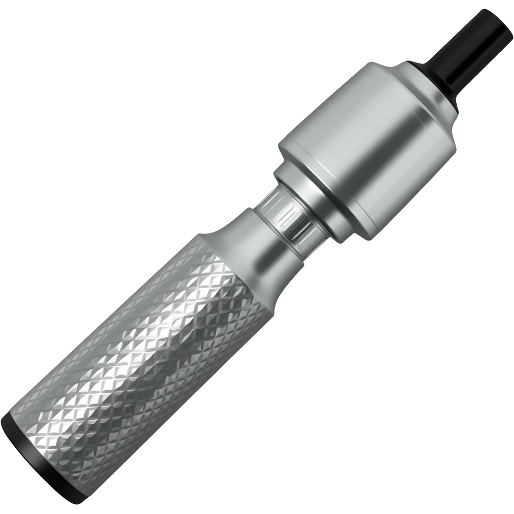 silver otoscope with black tip emoji