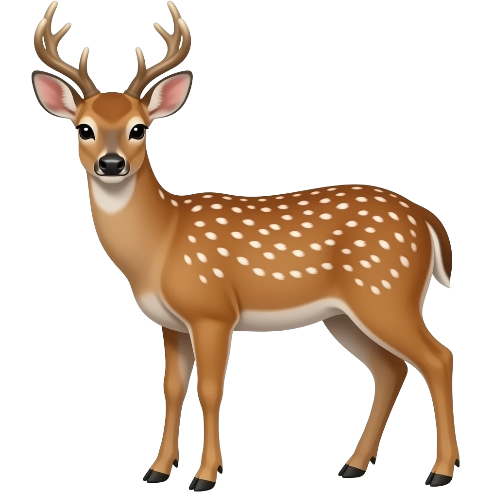 sika deer emoji