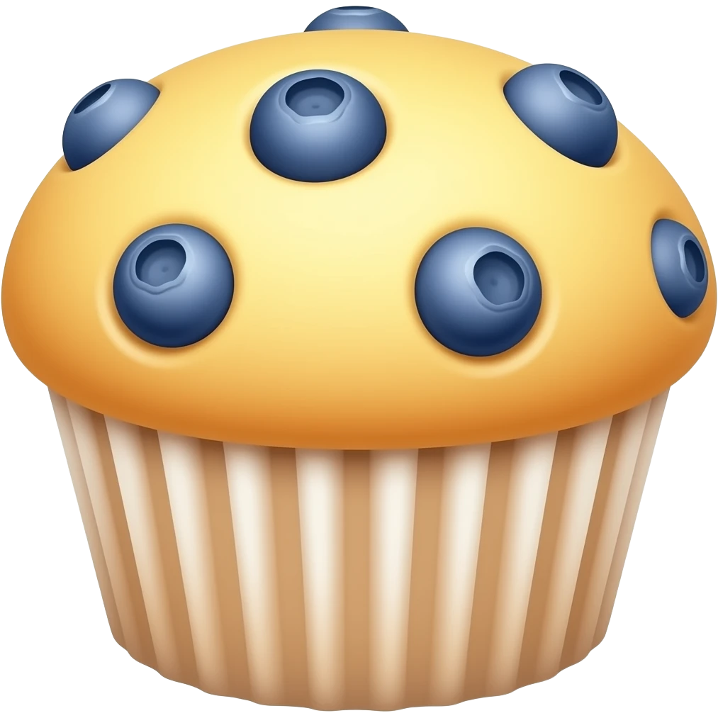 blueberry muffin emoji