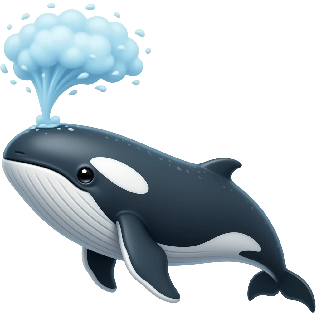 Spouting Whale emoji