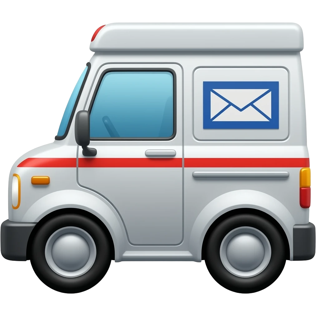 Mail Van emoji