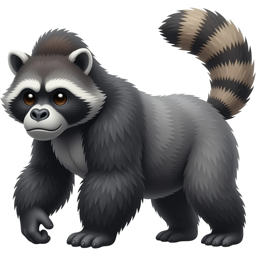 🦝🦍 emoji