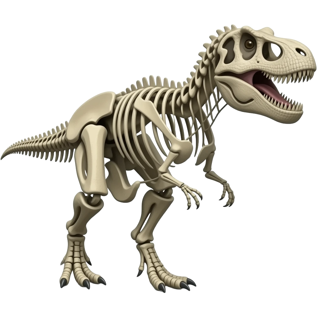 fossil t rex emoji