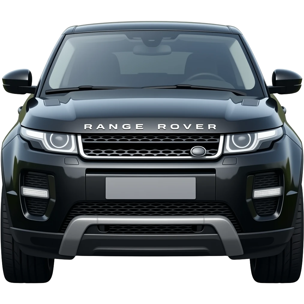 Range rover evogue black emoji