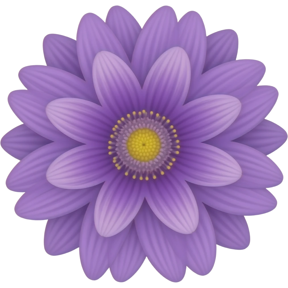 Flor morado emoji