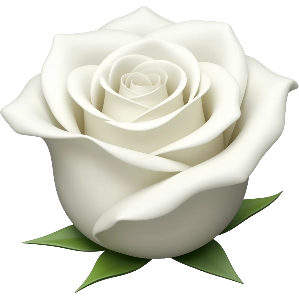 white rose emoji