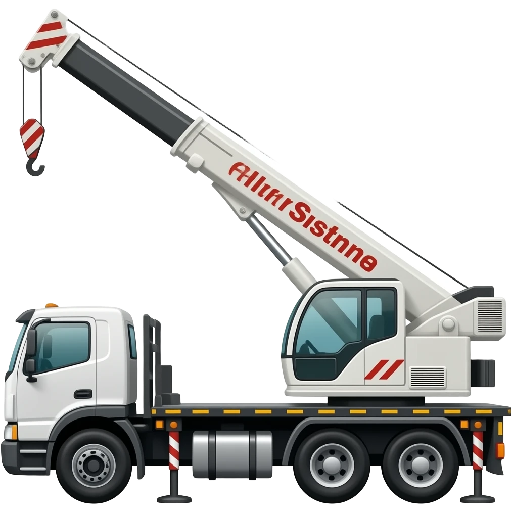 CAMION FLATBED / GRUE HIAB emoji