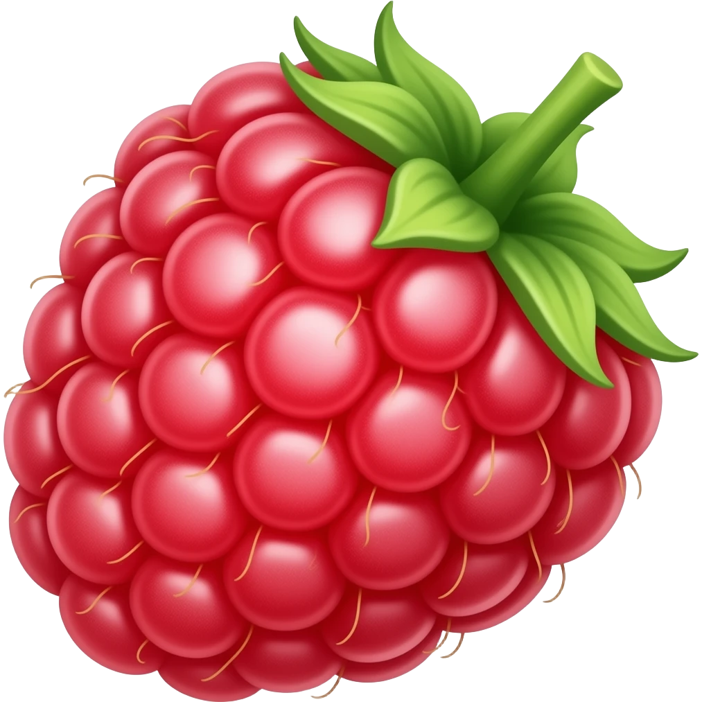 Normal raspberry emoji