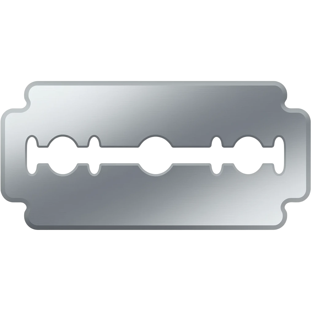 razor blade emoji