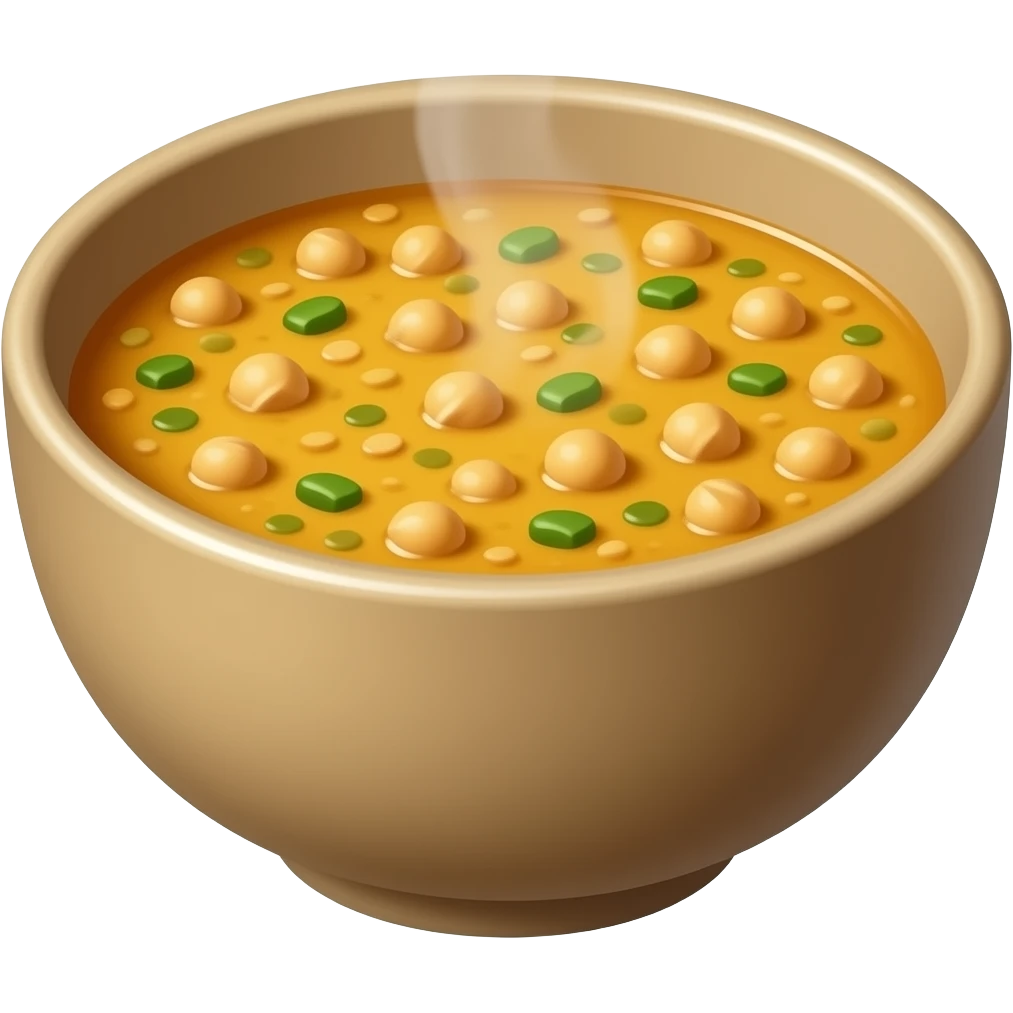 מרק עדשים וגריסים emoji