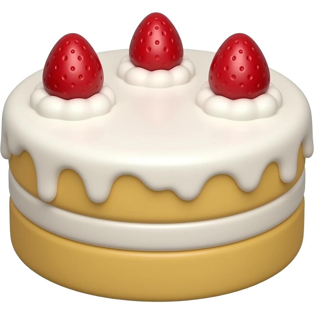 simple cake emoji