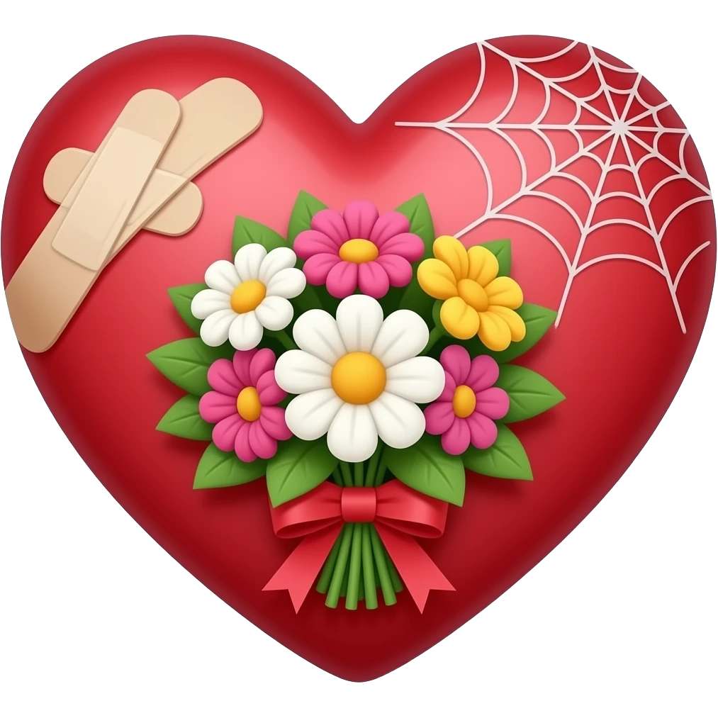 ❤️‍🩹🕸💐 emoji