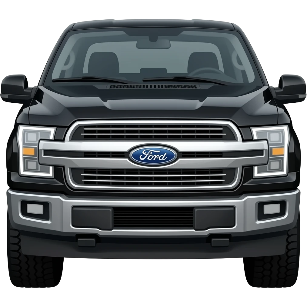Create a 2026 black ford f-150 lariat emoji