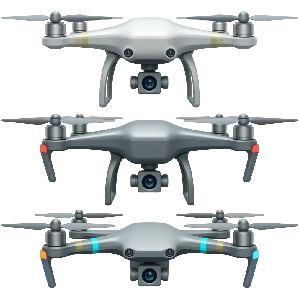 drone fleet, 3 drones max emoji