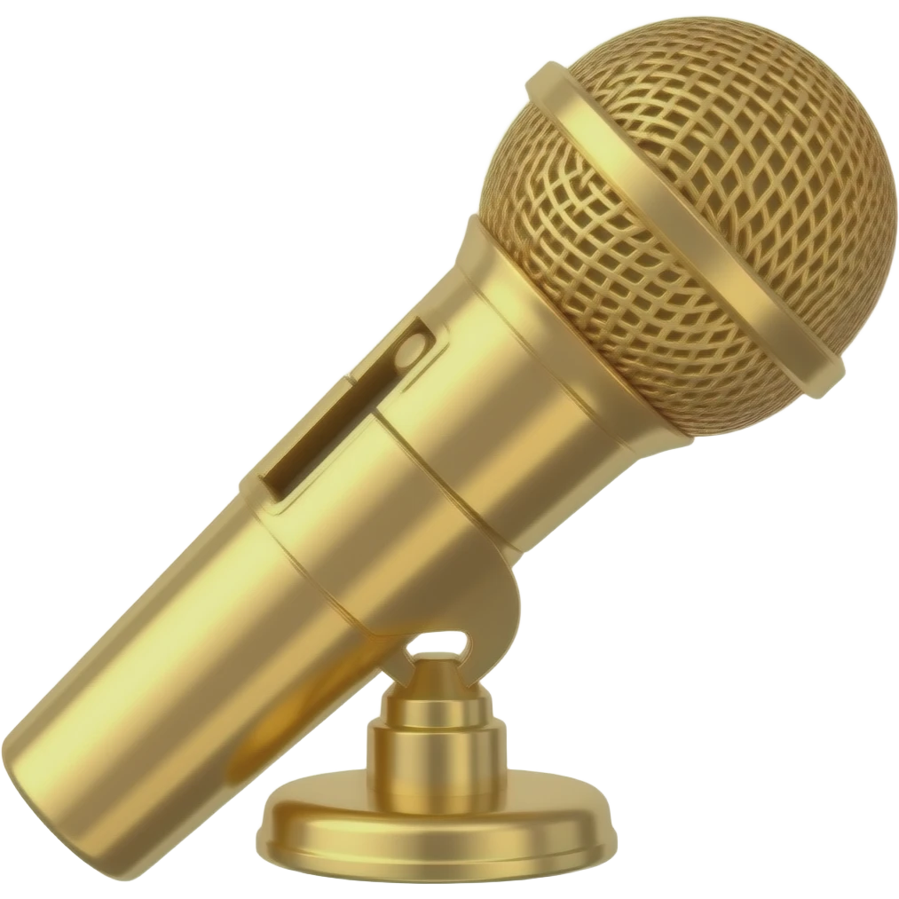 I want same emojis in gold color 🎙️ emoji