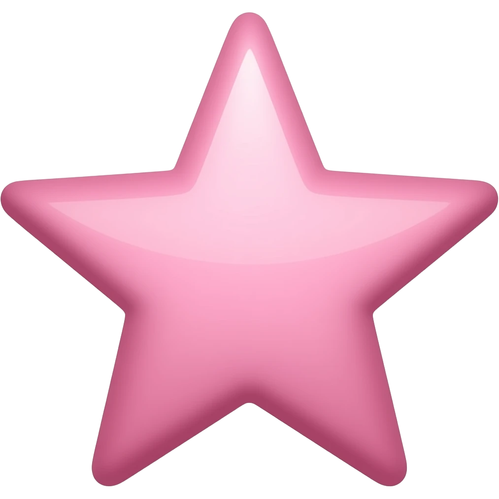 estrella rosa clarito emoji